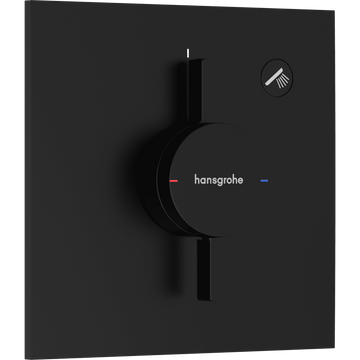 hansgrohe Bruser til indbygning Hansgrohe DuoTurn E Armatur til indbygning 1 udtag – mat sort