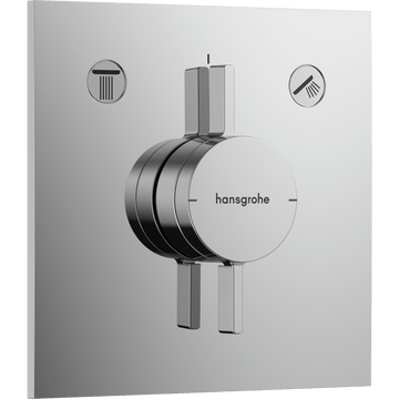 hansgrohe Hansgrohe DuoTurn E Armatur til indbygning 2 udtag – krom