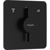 hansgrohe Hansgrohe DuoTurn Q Armatur til indbygning 2 udtag – mat sort