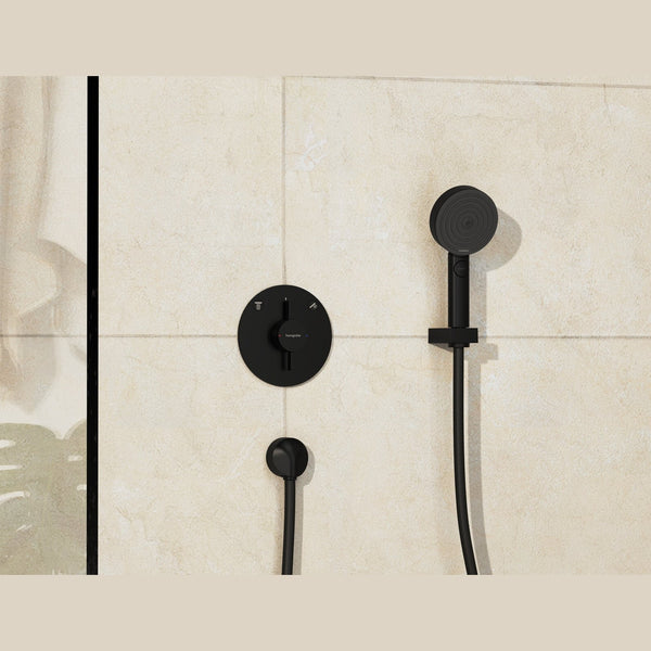 hansgrohe Hansgrohe DuoTurn S Armatur til indbygning 2 udtag – mat sort