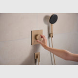 Hansgrohe Bruser til indbygning Hansgrohe Ecostat Comfort E Termostatarmatur til indbygning med afspærring til 2 udtag – børstet bronze PVD