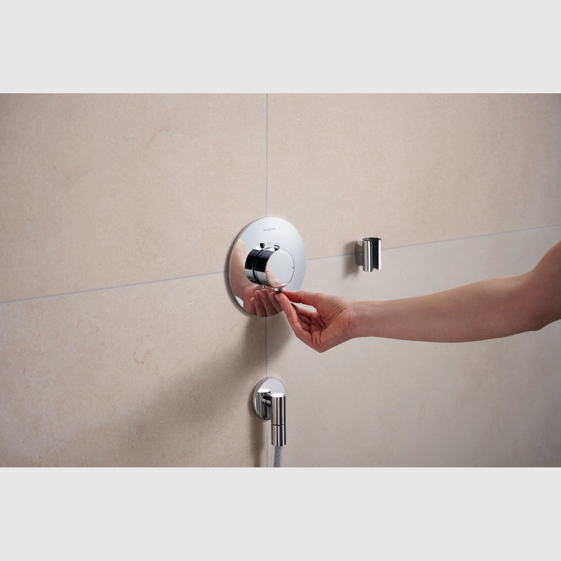 Hansgrohe Bruser til indbygning Hansgrohe Ecostat Comfort S Termostatarmatur til indbygning med afspærring til 1 udtag – krom