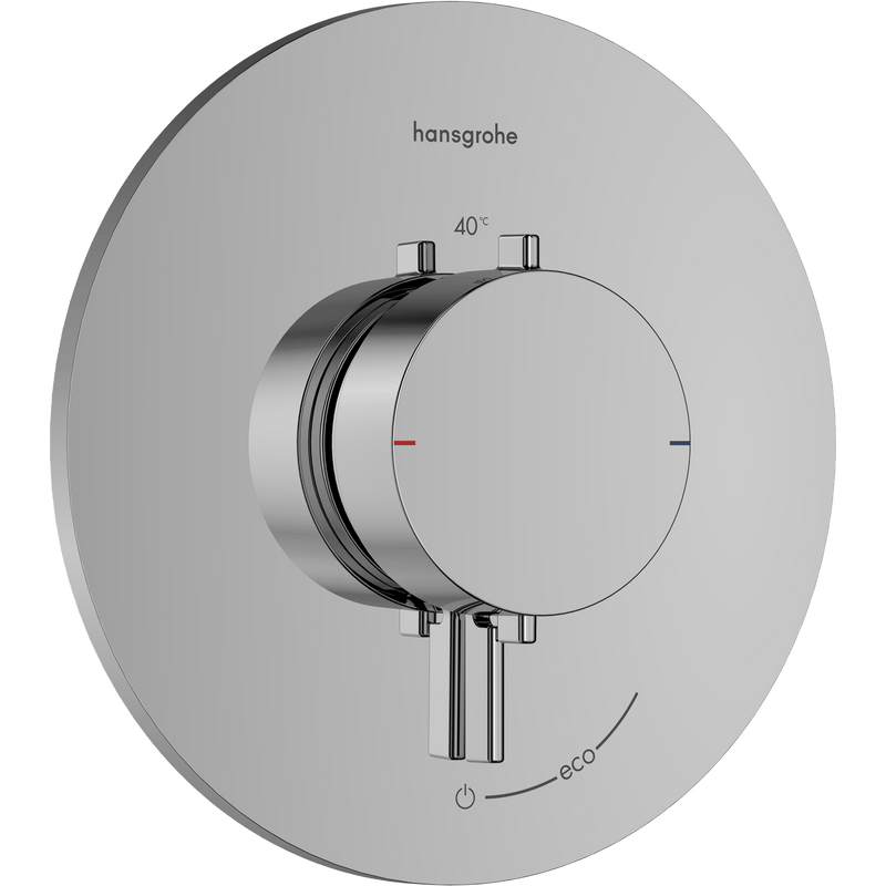 Hansgrohe Bruser til indbygning Hansgrohe Ecostat Comfort S Termostatarmatur til indbygning med afspærring til 1 udtag – krom