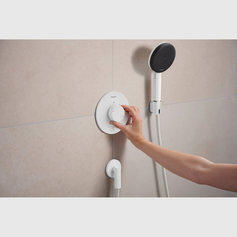 Hansgrohe Bruser til indbygning Hansgrohe Ecostat Comfort S Termostatarmatur til indbygning med afspærring til 1 udtag – mat hvid