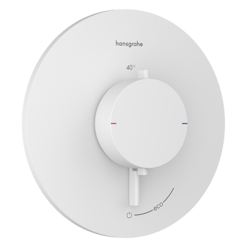 Hansgrohe Bruser til indbygning Hansgrohe Ecostat Comfort S Termostatarmatur til indbygning med afspærring til 1 udtag – mat hvid