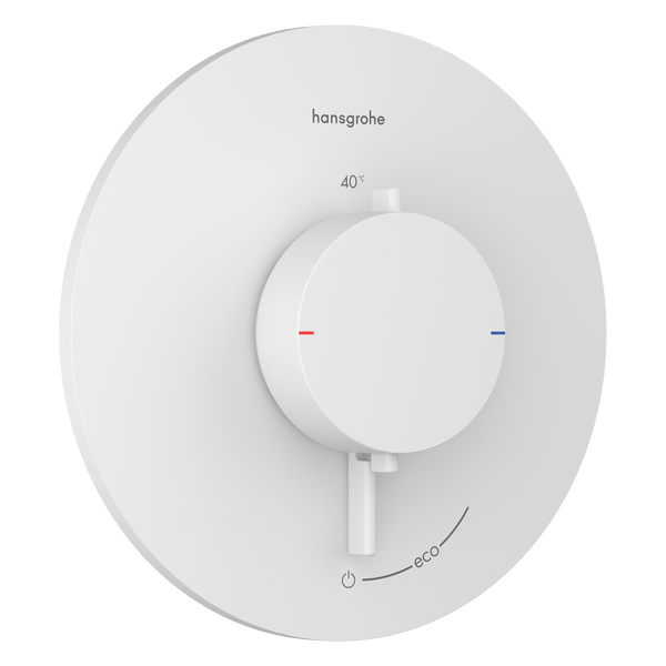 Hansgrohe Bruser til indbygning Hansgrohe Ecostat Comfort S Termostatarmatur til indbygning med afspærring til 1 udtag – mat hvid