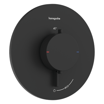 Hansgrohe Bruser til indbygning Hansgrohe Ecostat Comfort S Termostatarmatur til indbygning med afspærring til 1 udtag – mat sort