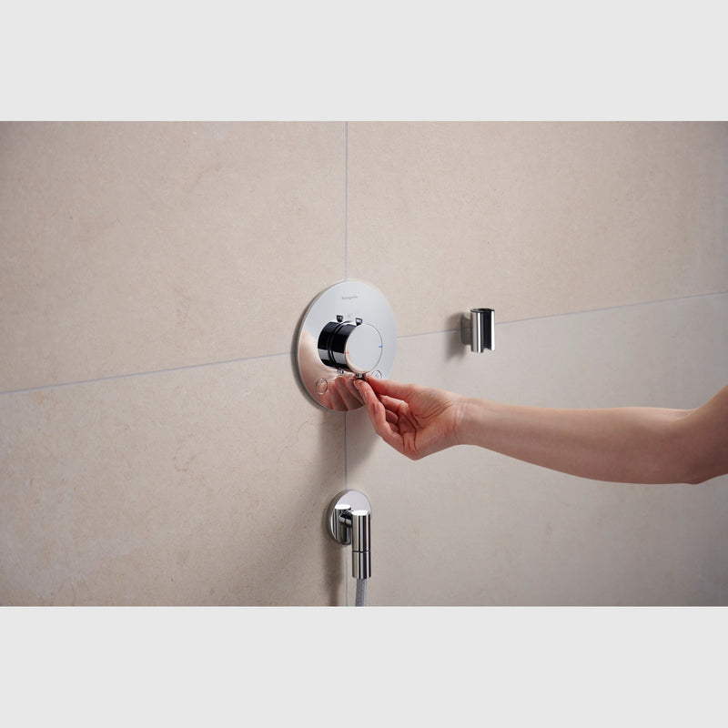 Hansgrohe Bruser til indbygning Hansgrohe Ecostat Comfort S Termostatarmatur til indbygning med afspærring til 2 udtag – krom