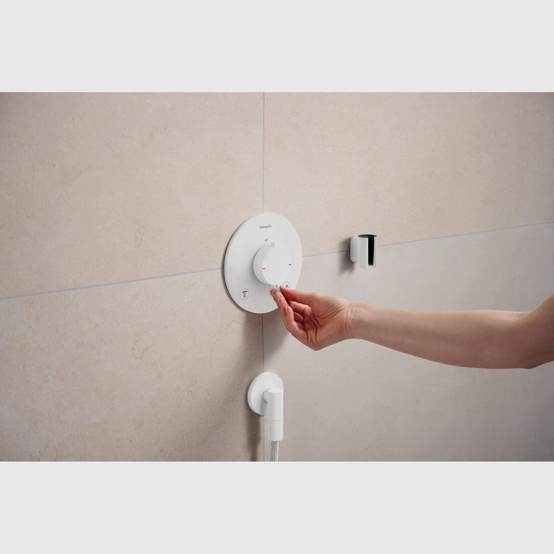 Hansgrohe Bruser til indbygning Hansgrohe Ecostat Comfort S Termostatarmatur til indbygning med afspærring til 2 udtag – mat hvid
