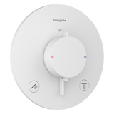 Hansgrohe Bruser til indbygning Hansgrohe Ecostat Comfort S Termostatarmatur til indbygning med afspærring til 2 udtag – mat hvid