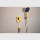 Hansgrohe Bruser til indbygning Hansgrohe Ecostat Comfort S Termostatarmatur til indbygning med afspærring til 2 udtag – poleret guld-optik PVD