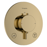 Hansgrohe Bruser til indbygning Hansgrohe Ecostat Comfort S Termostatarmatur til indbygning med afspærring til 2 udtag – poleret guld-optik PVD