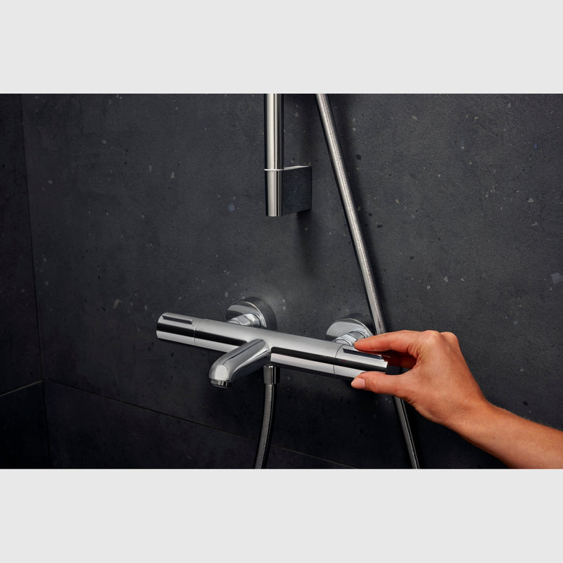 Hansgrohe Kararmatur Hansgrohe Ecostat Element Kar-/brusetermostat uden rosetter og forskruninger – krom