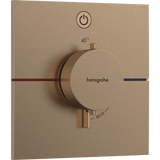 hansgrohe Hansgrohe ShowerSelect Comfort E Termostatarmatur til indbygning med afspærring til 1 udtag – børstet bronze PVD