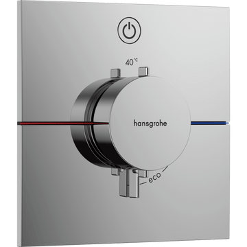 hansgrohe Hansgrohe ShowerSelect Comfort E Termostatarmatur til indbygning med afspærring til 1 udtag – krom