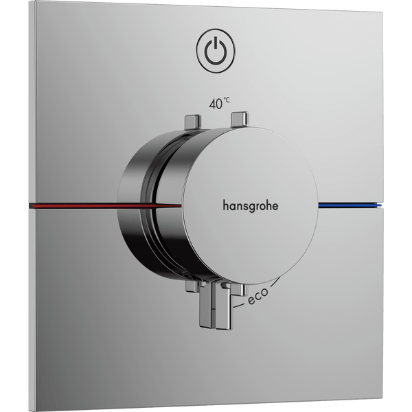 hansgrohe Hansgrohe ShowerSelect Comfort E Termostatarmatur til indbygning med afspærring til 1 udtag – krom