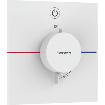 hansgrohe Hansgrohe ShowerSelect Comfort E Termostatarmatur til indbygning med afspærring til 1 udtag – mat hvid