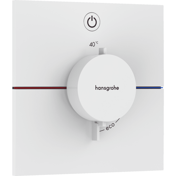 hansgrohe Hansgrohe ShowerSelect Comfort E Termostatarmatur til indbygning med afspærring til 1 udtag – mat hvid
