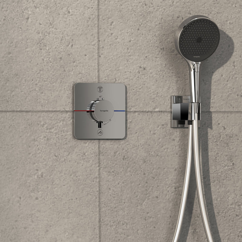 hansgrohe Hansgrohe ShowerSelect Comfort Q Termostatarmatur til indbygning med afspærring til 2 udtag – krom