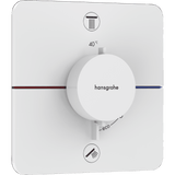 hansgrohe Hansgrohe ShowerSelect Comfort Q Termostatarmatur til indbygning med afspærring til 2 udtag – mat hvid