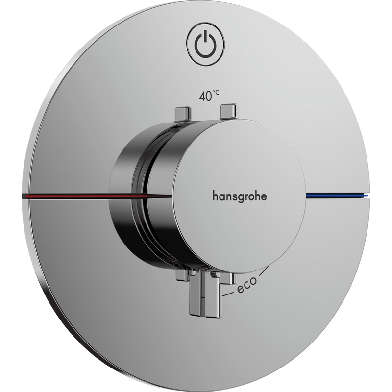 hansgrohe Bruser til indbygning Hansgrohe ShowerSelect Comfort S Termostatarmatur til indbygning med afspærring til 1 udtag – krom