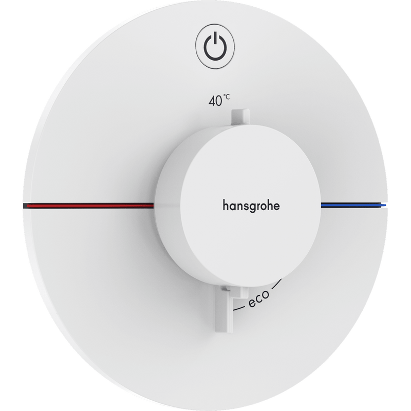 hansgrohe Bruser til indbygning Hansgrohe ShowerSelect Comfort S Termostatarmatur til indbygning med afspærring til 1 udtag – mat hvid