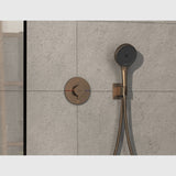 hansgrohe Hansgrohe ShowerSelect Comfort S Termostatarmatur til indbygning med afspærring til 2 udtag – børstet bronze PVD