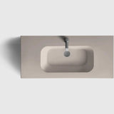 HAVEN Badeværelsesmøbler HAVEN H2/100 - Smoked Oak Wood med bordplade i porcelæn