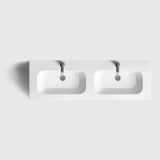 HAVEN Badeværelsesmøbler HAVEN H2/140 - White Wood med bordplade i porcelæn