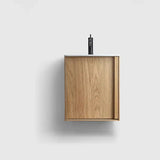 HAVEN Badeværelsesmøbler HAVEN H2/50S - Oak Wood med bordplade i porcelæn