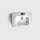 HAVEN Badeværelsesmøbler HAVEN H2/50S - Walnut Wood med bordplade i porcelæn