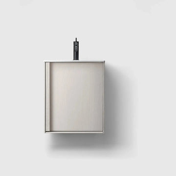 HAVEN Badeværelsesmøbler HAVEN H2/50S - White Wood med bordplade i porcelæn