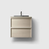 HAVEN Badeværelsesmøbler HAVEN H2/60 - Light Ash Wood med stenbordplade