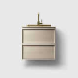HAVEN Badeværelsesmøbler HAVEN H2/60 - Light Ash Wood med stenbordplade