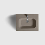 HAVEN Badeværelsesmøbler HAVEN H2/60 - Walnut Wood med bordplade i porcelæn