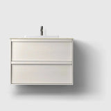 HAVEN Badeværelsesmøbler HAVEN H2/80 - White Wood med stenbordplade
