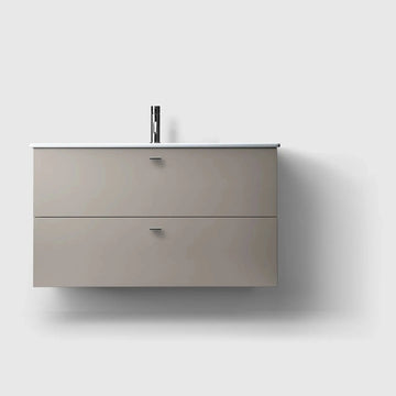 HAVEN Badeværelsesmøbler HAVEN H3/100 badeværelsesmøbel - porcelænshåndvask - Warm Grey