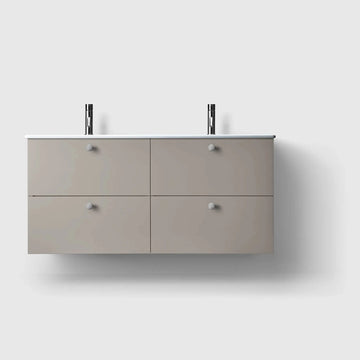 HAVEN Badeværelsesmøbler HAVEN H3/120 badeværelsesmøbel - porcelænshåndvask - Warm Grey