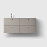 HAVEN Badeværelsesmøbler HAVEN H3/120 md vask til højre/venstre  - porcelænshåndvask - Warm Grey