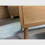 Hübsch Interiør Hübsch Hide Bench - 85x40xh42cm - natur/grå 2. sortering