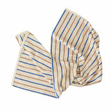 OYOY Raita towel - 100x50cm - caramel/optic blue