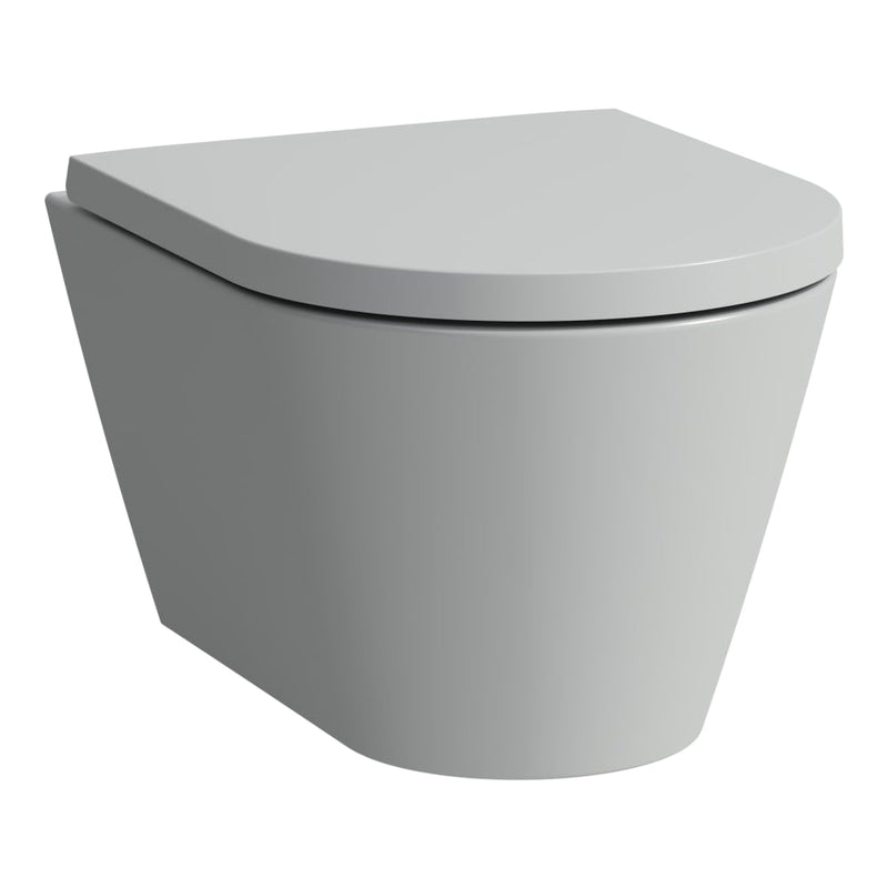 Laufen Toilet Kartell by Laufen væghængt toilet - 49cm - mat grå