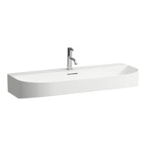 LAUFEN SONAR Håndvask med hanehul. Slebet underside - 1000x420x145mm - hvid porcelæn