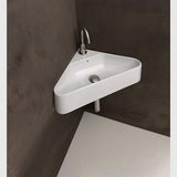 Lavabo Håndvaske Lavabo Axa corner procelænshåndvask - 42x42cm - hvid