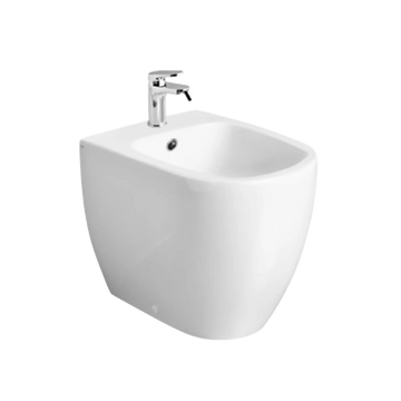 Lavabo Bidét Lavabo Bidét Glomp back-to-wall - mat hvid