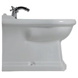 Lavabo Bidét Lavabo Bidét Retro gulvstående - hvid