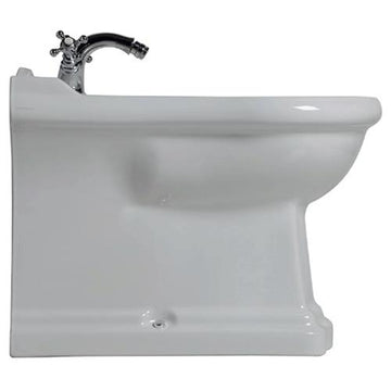 Lavabo Bidét Lavabo Bidét Retro gulvstående - hvid
