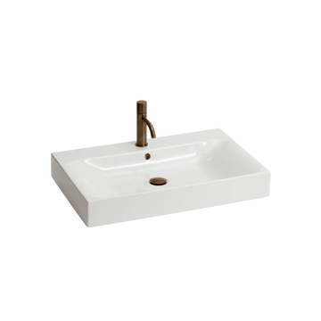 Lavabo Håndvaske Lavabo Cento porcelænsvask - 70x45cm - hvid