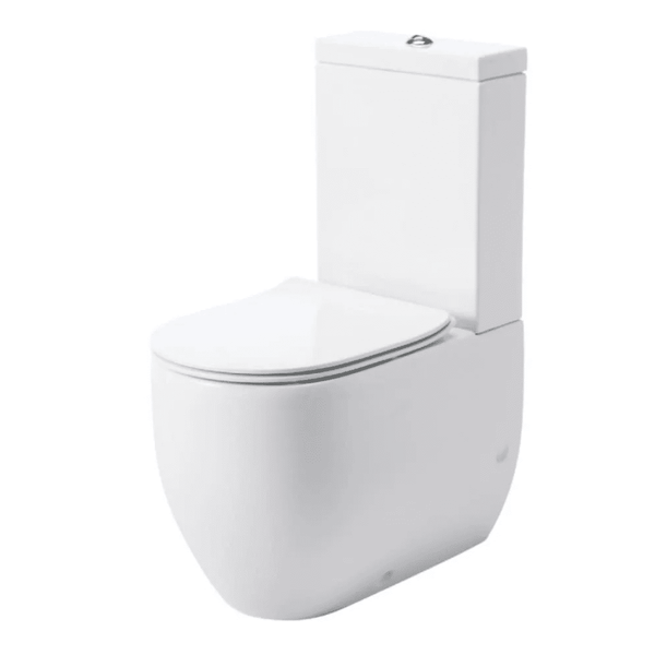 Lavabo Lavabo FLO gulvstående toilet - hvid porcelæn