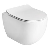 Lavabo Toiletter Lavabo Glomp Mini rimless væghængt toilet - hvid